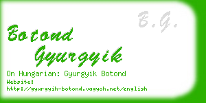 botond gyurgyik business card